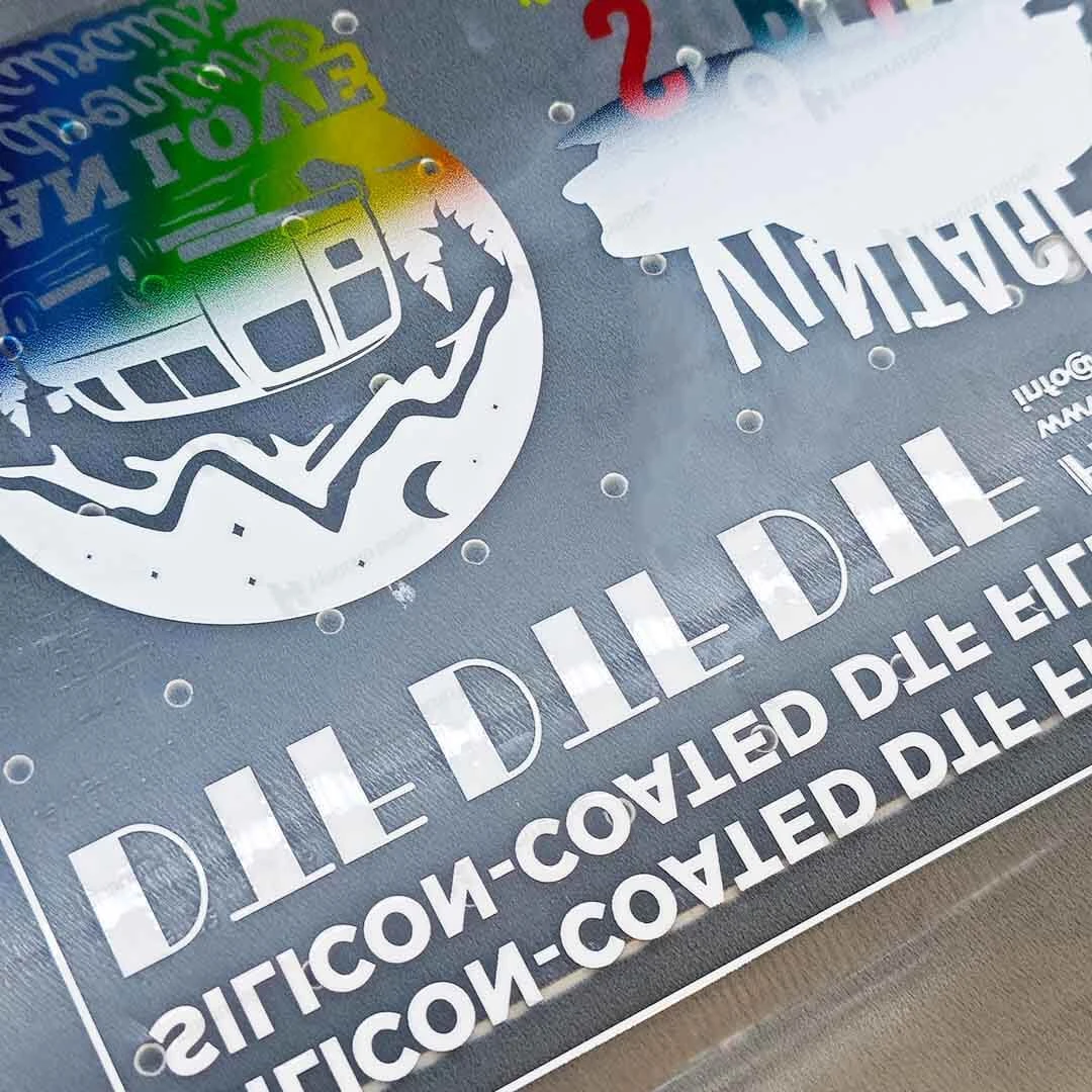 Pellicola DTF rivestita in silicone