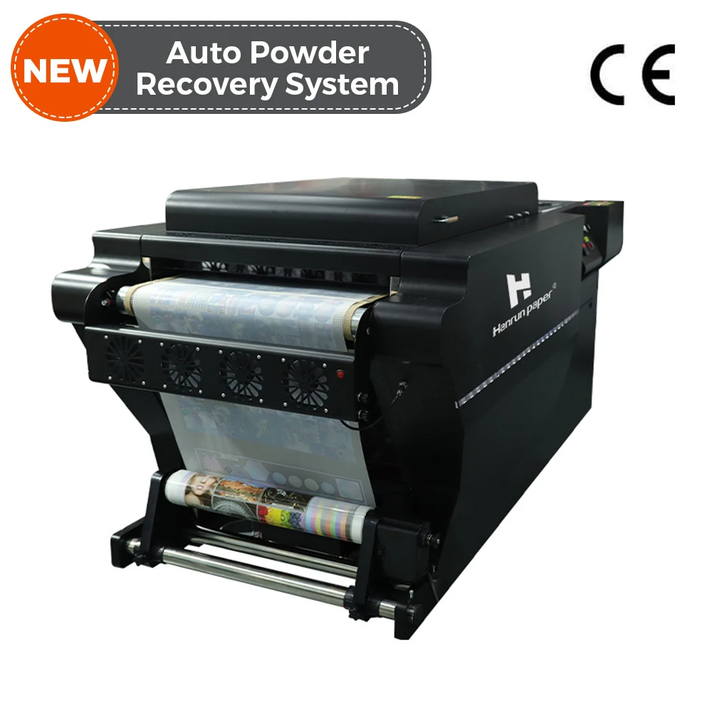 Agitatore per polvere B604 DTF con sistema automatico di riciclaggio della polvere