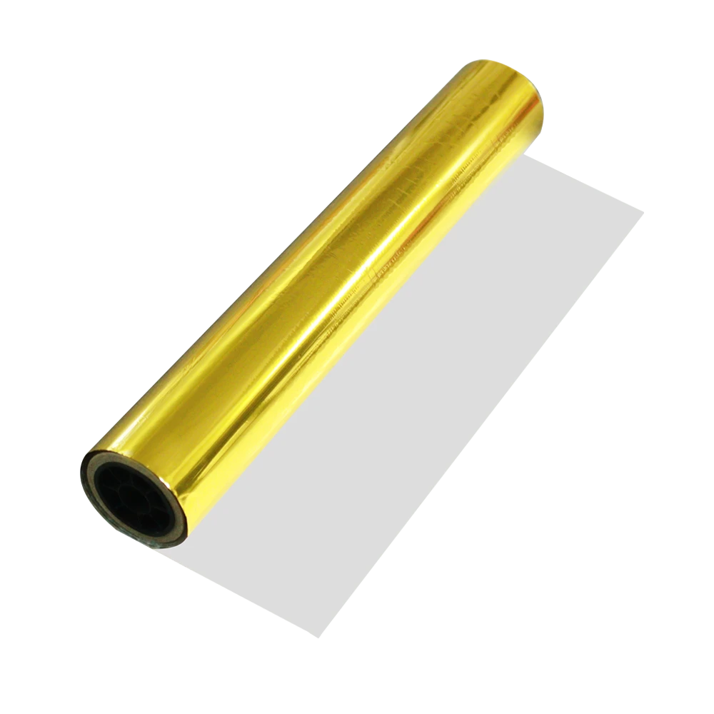 Lamina per stampa a caldo metallizzata color oro