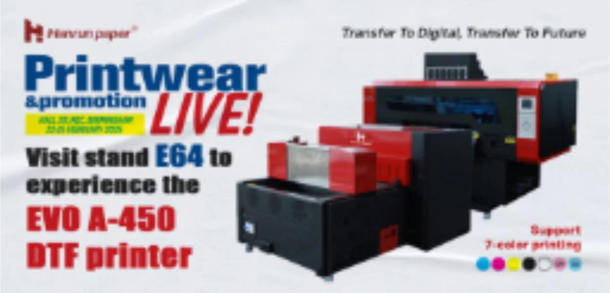 Abbigliamento stampato e promozione dal vivo! Invito 2025