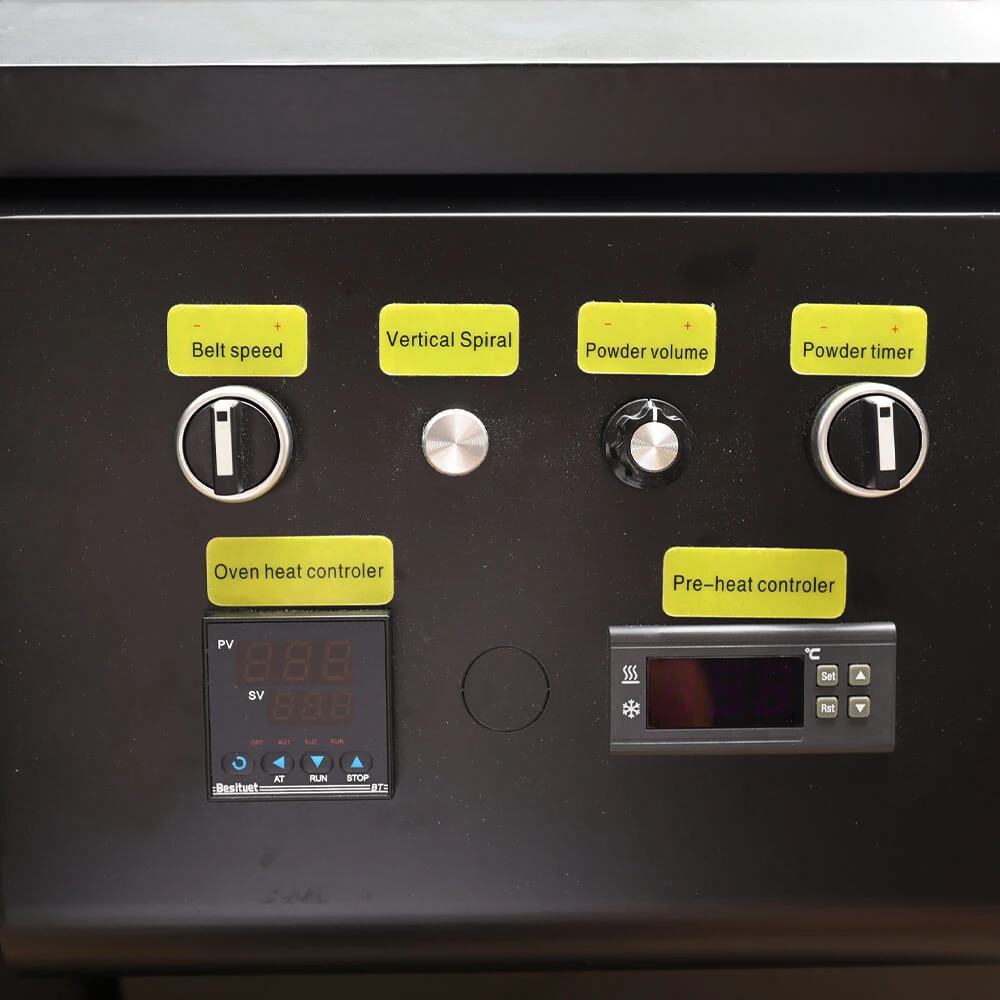 Agitatore per polvere B604 DTF con sistema automatico di riciclaggio della polvere