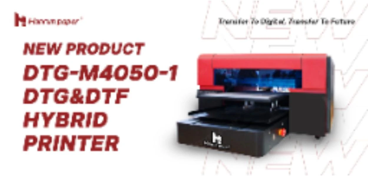 Nuovo prodotto | DTG-M4050-1 Stampante ibrida DTG e DTF