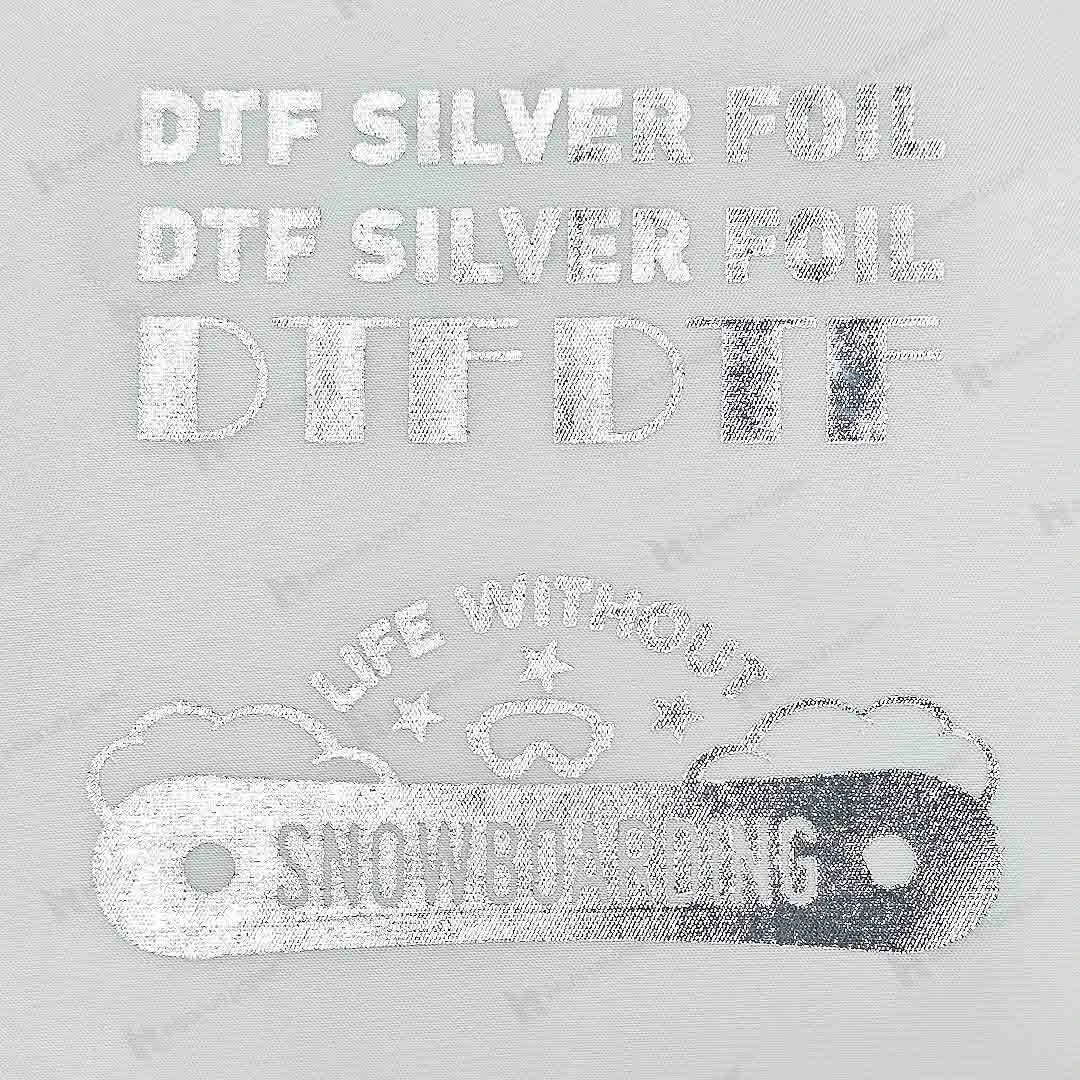 Lamina d'argento DTF