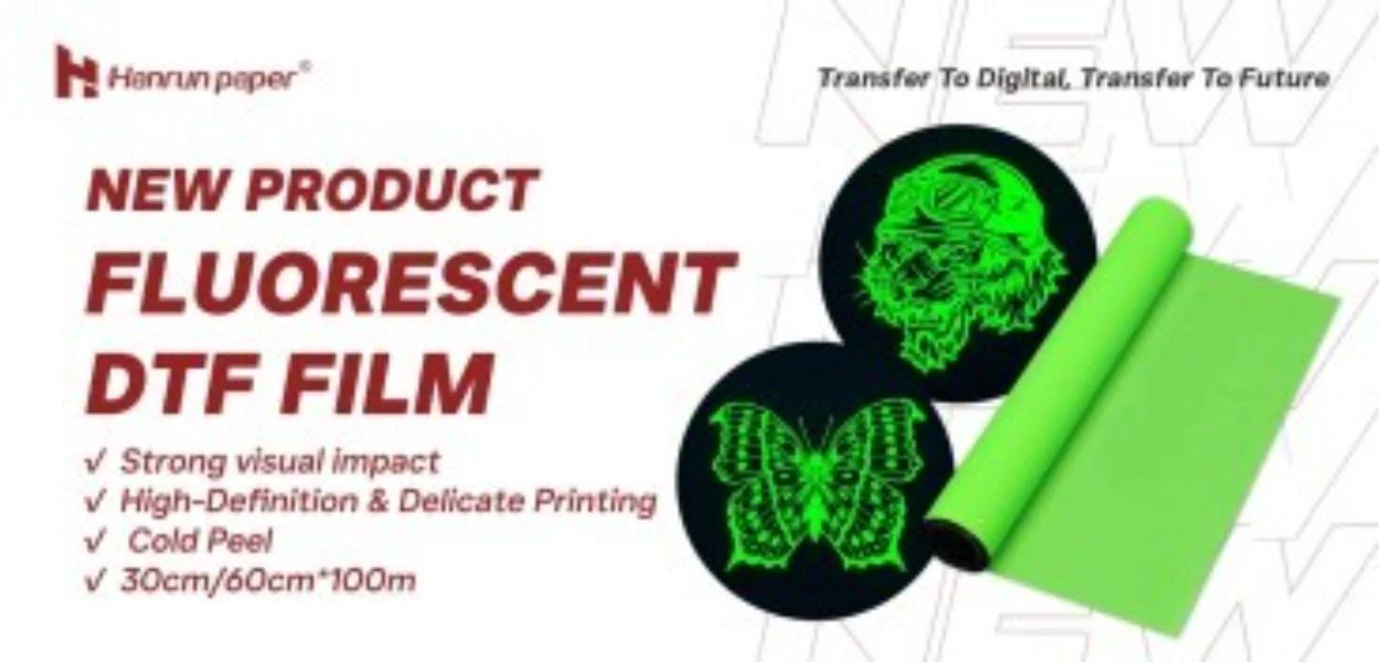 Nuovo prodotto | Pellicola DTF verde fluorescente per la stampa DTF