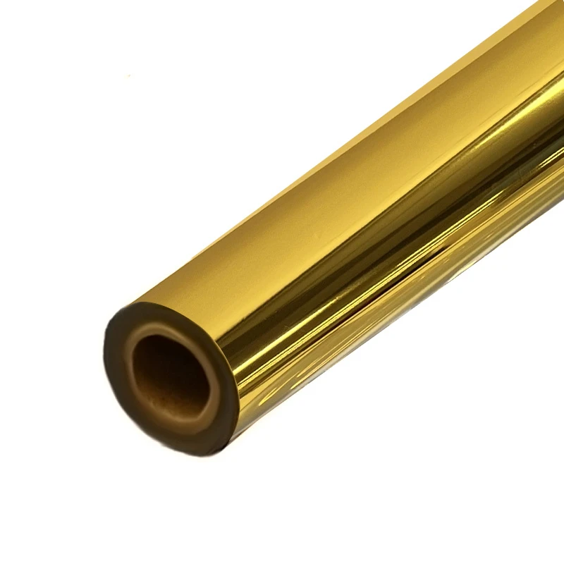 Lamina per stampa a caldo metallizzata color oro