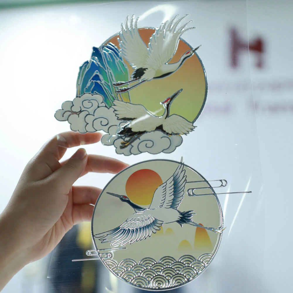 Lamina per stampa a caldo color argento metallizzato