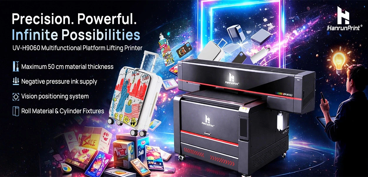 UV-H9060 &nbsp;Stampante multifunzionale con sollevamento a piattaforma: ridefinizione della produttivit&agrave; "tutto in uno" per la produzione moderna