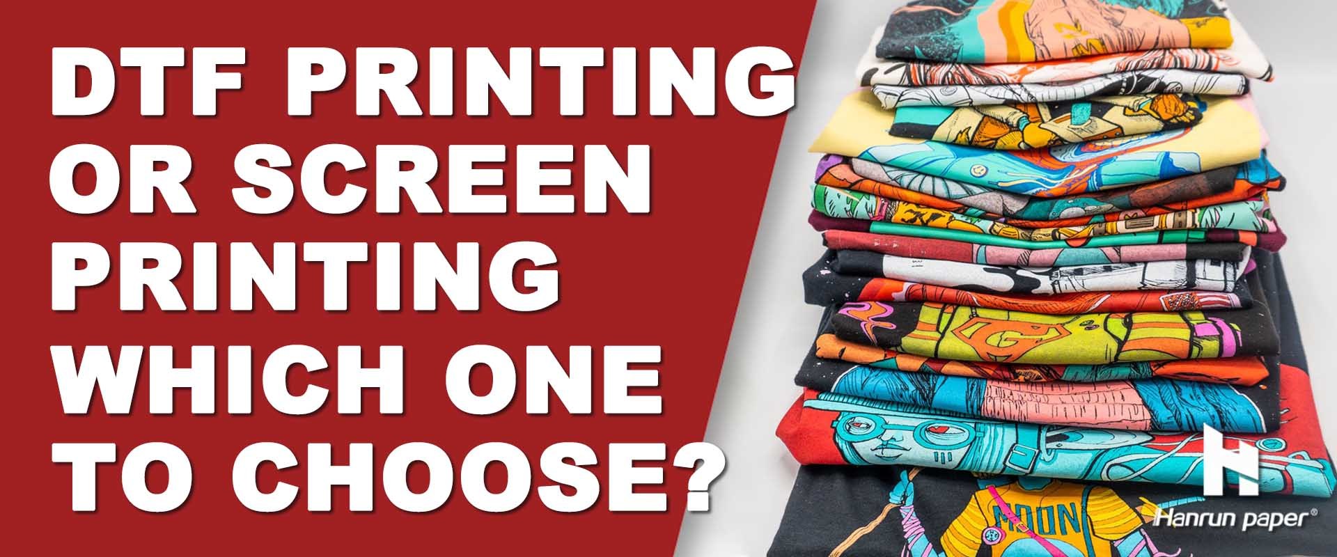 Stampa DTF o Serigrafia: quale scegliere?