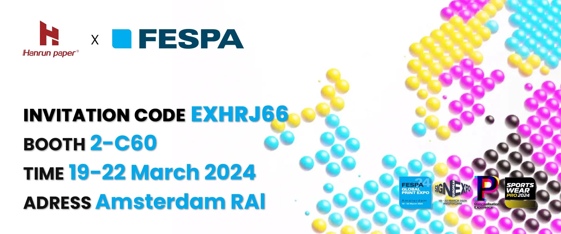 Unisciti a noi alla FESPA Global Print Expo 2024