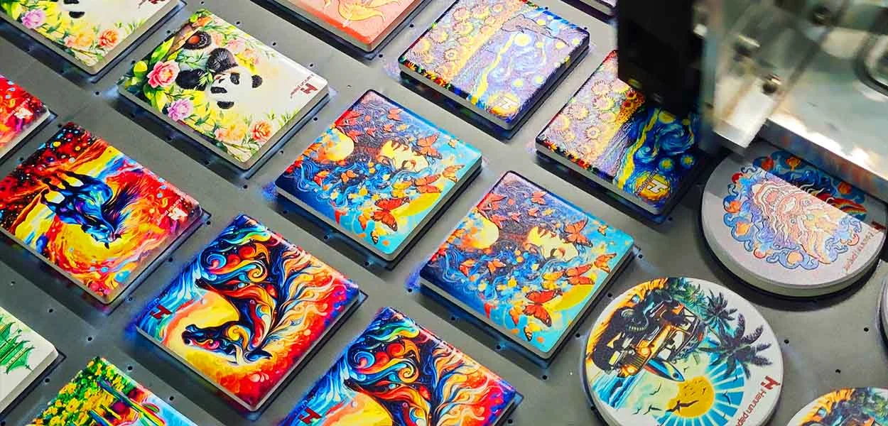 Crea magneti per il frigo personalizzati con la stampa flatbed UV