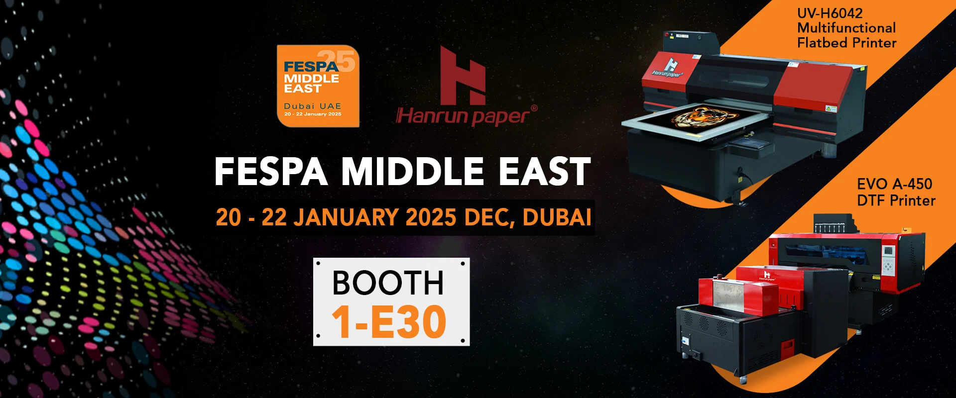 Incontra Hanrun Paper alla FESPA Middle East 2025